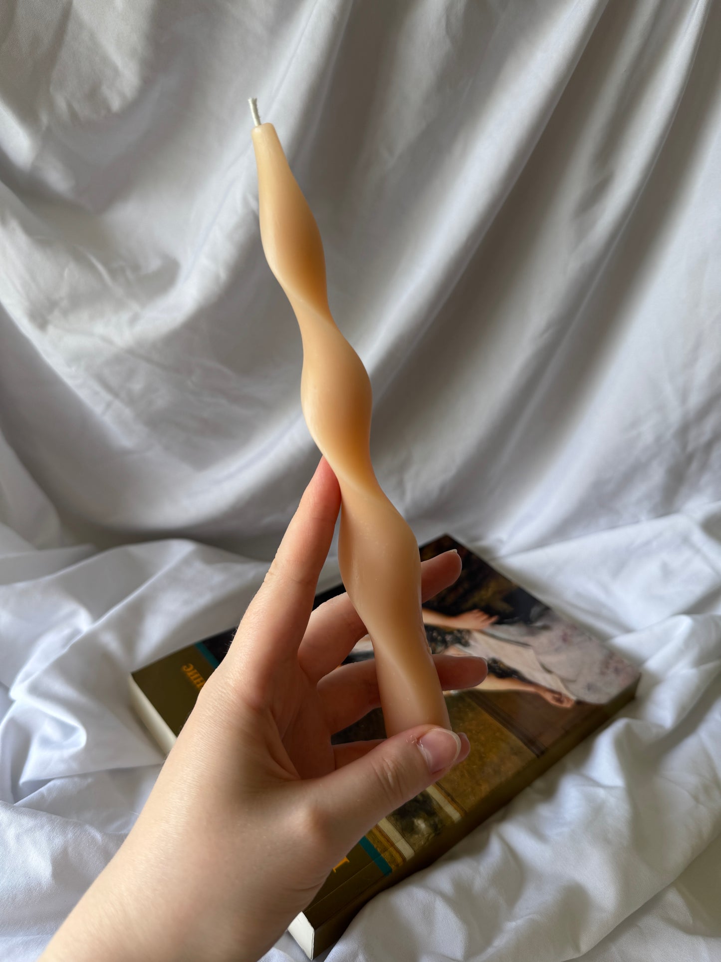 Wave Taper Candle