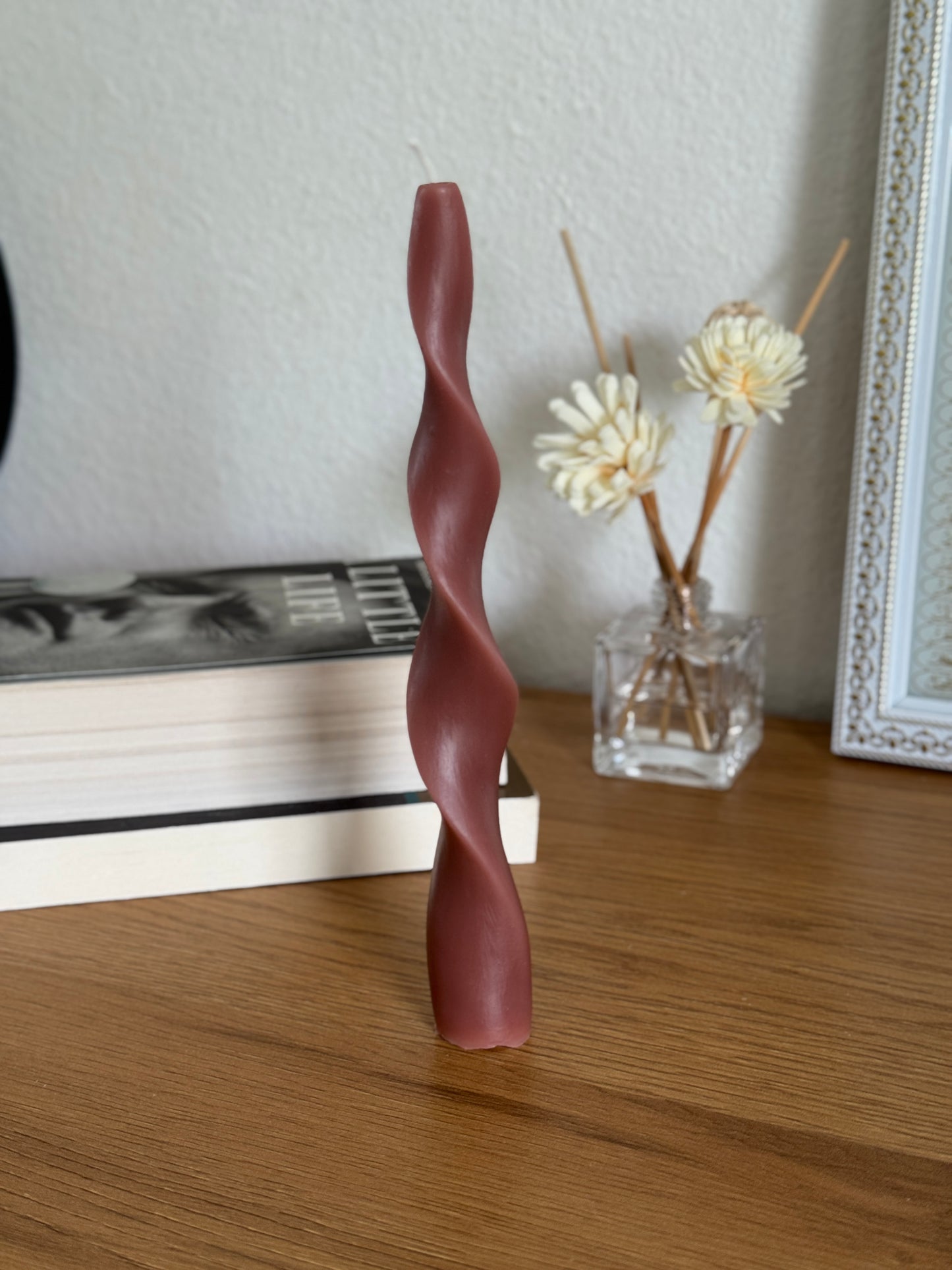 Wave Taper Candle