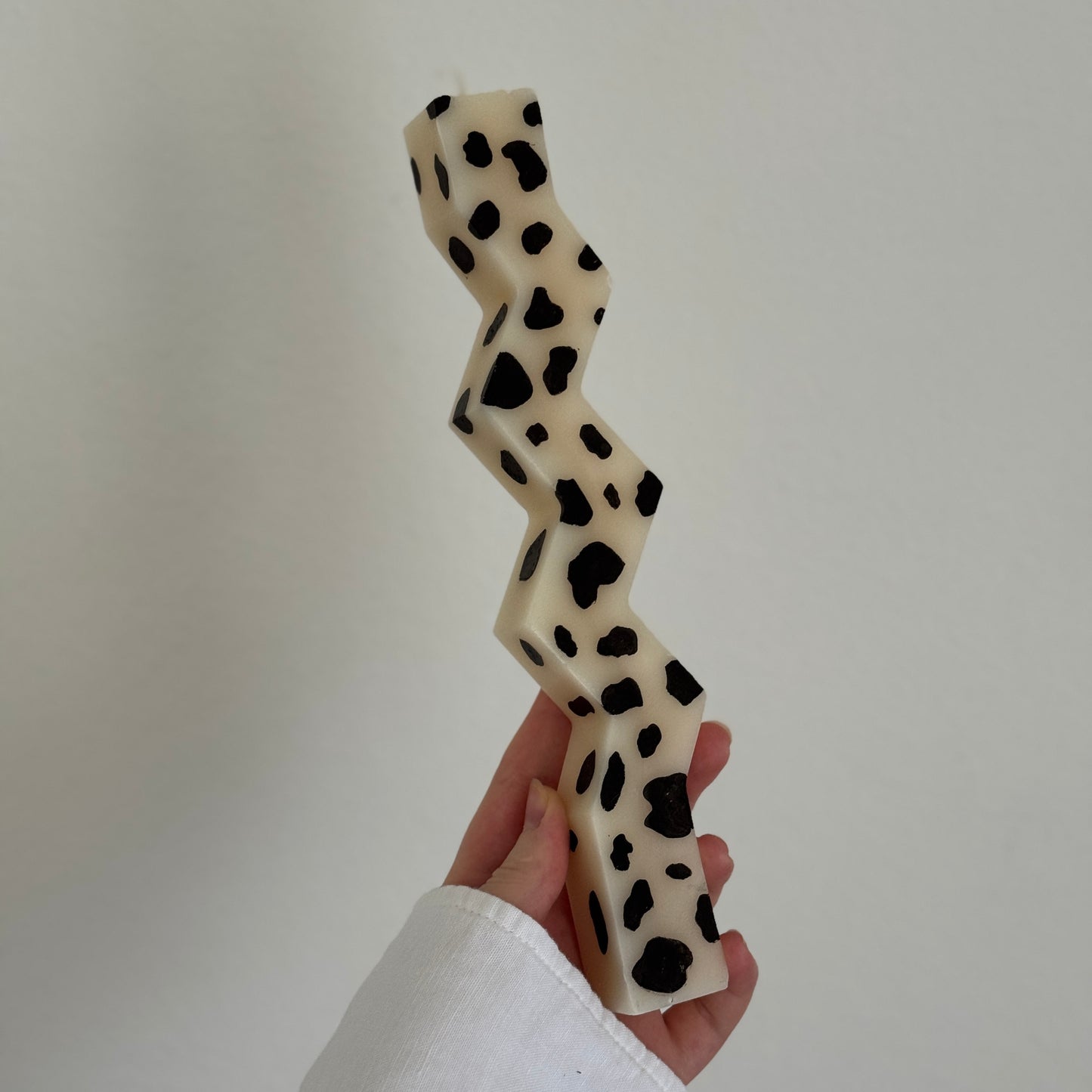 Cow Print Zigzag Soy Candle