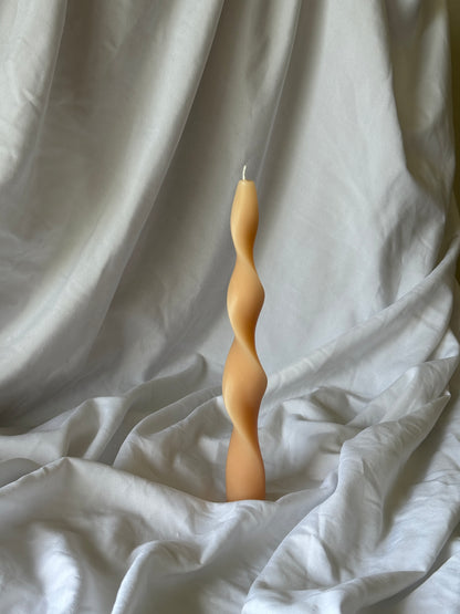 Wave Taper Candle