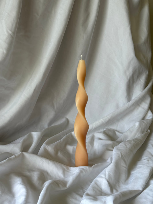 Wave Taper Candle