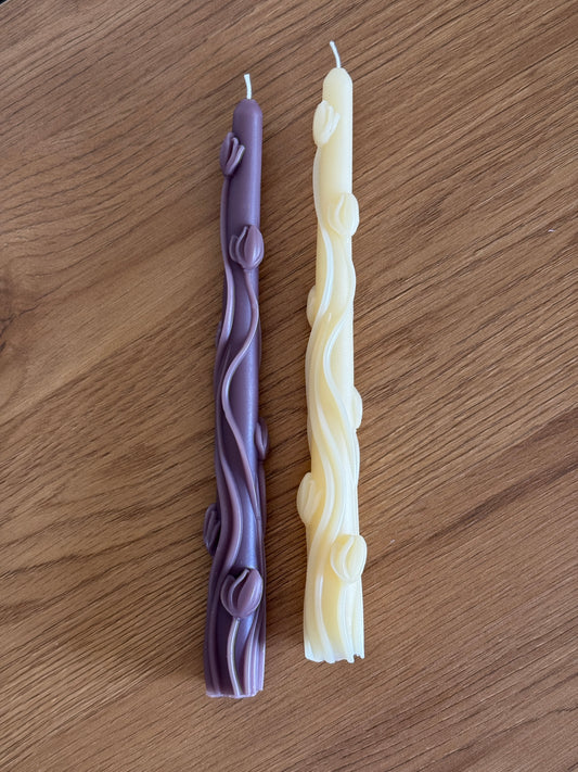 Tulip Taper Candle