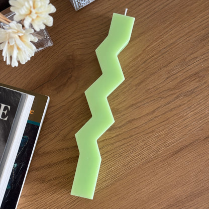 Zigzag Taper Candle